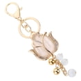 thumbnail image 2 of Tulip Keychain Decorative Flower Keychain Hanging Ornament Wallet Bag Pendant Decor, 2 of 6