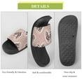 thumbnail image 7 of GZHJMY Stylish Slides for Women Men, Heart Signs Pink Leopard Print Soft Flexible Slip-on Sandals Slippers, 7 of 7