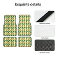 thumbnail image 4 of Yiaed Corn Print Carpet Floor Mats for Cars, Auto Accessories Front & Rear Car Floor Mats Car Floor Foot Mat Sets of 4 Pieces, 4 of 7