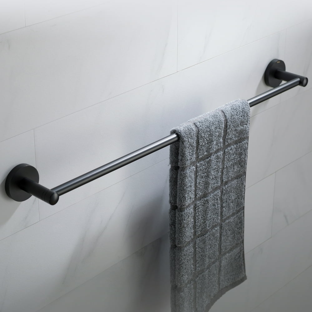 KRAUS Elie? 24-inch Bathroom Towel Bar, Matte Black Finish - Walmart