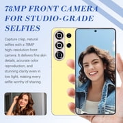 Smartphone, 108MP+78MP Camera, 8000mAh Battery, 6.99 QHD+ Display, 4+64GB, Snapdragon 8 Elite Gen5, 5G Phone, Face & Fingerprint Unlock, Dual SIM/GPS – Long Lasting Gaming Phone, Orange