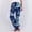 Blue#1, variant on Jesvior Women'S Casual Pajama Pants with Pockets Drawstring Elastic Waist Straight Leg Loose Comfy Lounge Trousers for Home Outdoor