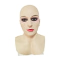 thumbnail image 2 of Máscara de látex para cosplay de Bald Beauty, accesorio para fotos, máscara para cabeza para disfraces festivos de adultos., 2 of 10