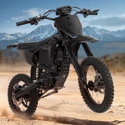 Electric Dirt Bike for Adults 50 mph Max Speed 4500W Mid-Drive Motor X1 Spark E-Bike up to 60Miles Range Fat Tire E Bike with 14/12 Wheel 60V 28.8AH Battery off Road Mountain E Bike, UL2849 by SGS
