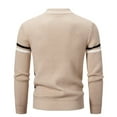 thumbnail image 2 of uikmnh Men's Autumn and Winter Casual Assorted Colors Long Sleeve Vacation Outdoor Knitted Wool Sweater Top, 2 of 7