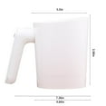 DBYLXMN Battery Operated Flour For Baking 4 Cup Capacity Washable Bowl