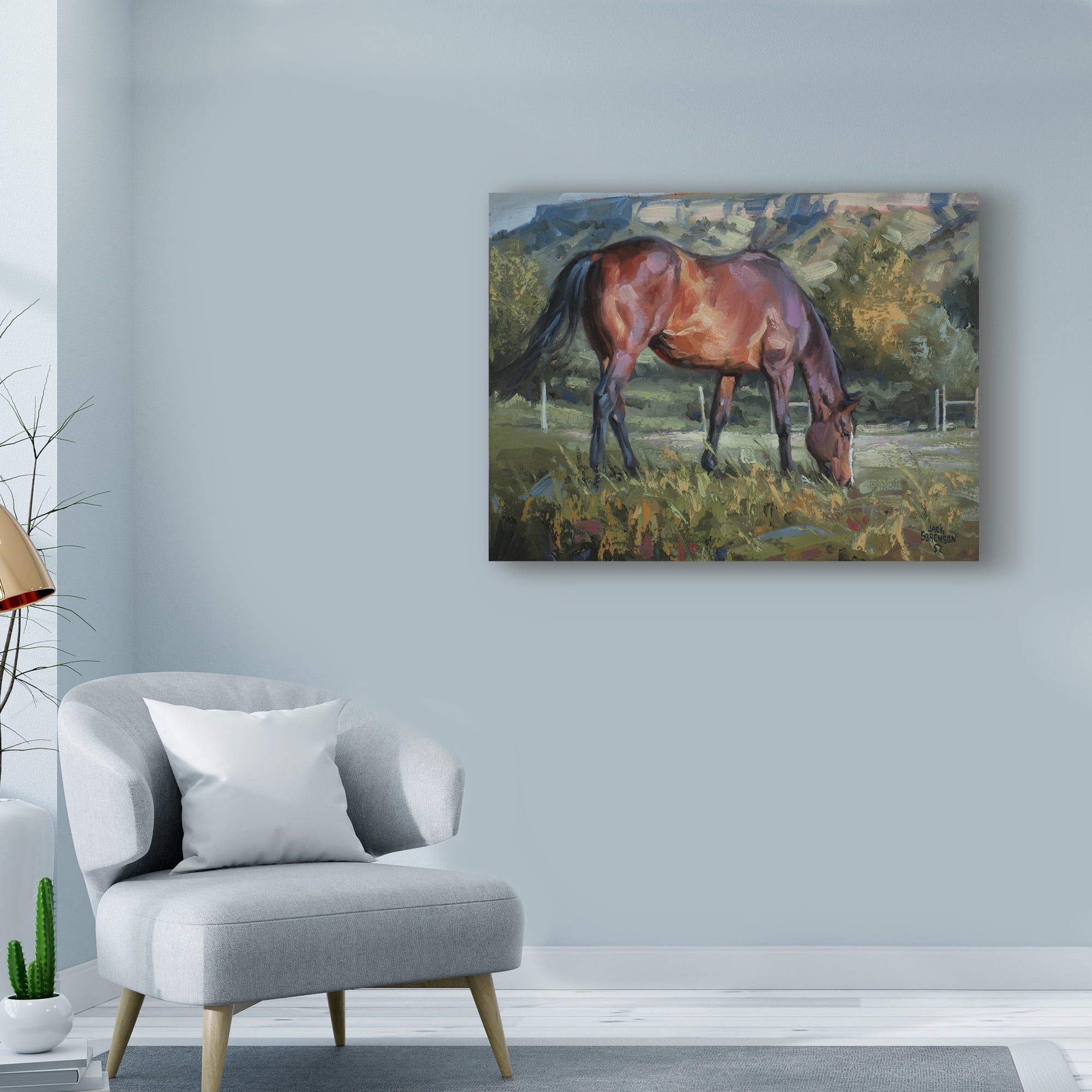 Trademark Fine Art 'The Bay' Canvas Art by Jack Sorenson