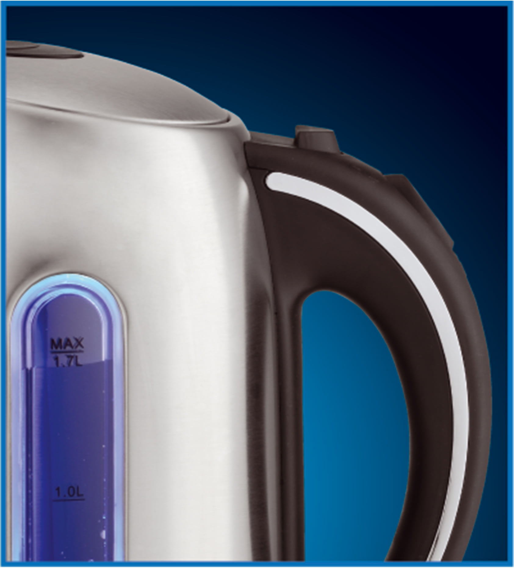 EUROSTAR EKS17S 1.7L Electric Stainless Steel Electric Kettle, Silver