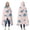 Pink Cartoon Dinosaurs-1, variant on Wearable Blanket,Pink Cartoon Dinosaurs Clouds Palm Trees Pattern Hooded Wearable Flannel Blanket for Adults & Teens,Winter Poncho Shawl Wrap Cape Cozy Anti-Pill,50"x60"