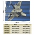 UltraSoft Micro Fleece Blanket,Airplane Jet Theme,Custom Home Decor