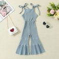 thumbnail image 4 of Bearichfupo Toddler Girls Sleeveless Suspenders Solid Romper Jumpsuit Clothes,Sizes 3-4 Years, 4 of 6
