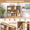 thumbnail image 6 of Giantex 10-Section Toy Storage Organizer for Books Toys,  Wooden Storage Cabinet, Kids Bookshelf, Natural, 6 of 8