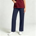 thumbnail image 5 of TFEOQRY Womens Scrub Pants with Pockets Elastic Waist Drawstring Soilid Color Straight Pants for Daily Work Wear, 5 of 7