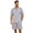 Light Grey, variant on VULCANODON Mens Pajamas Set, Lightweight Button-Down Short Sleeve Sleepwear 2-Piece for Men (Navy, S)