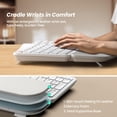 thumbnail image 4 of Teclado ergonómico inalámbrico dividido Nulea Bluetooth USB-C, 4 of 6