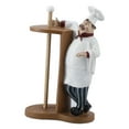 thumbnail image 4 of Figura de Chef, muebles para el hogar, escritorio, restaurante, Hotel, Bar, Chef, Portarrollos de papel, decoración de resina, 4 of 14