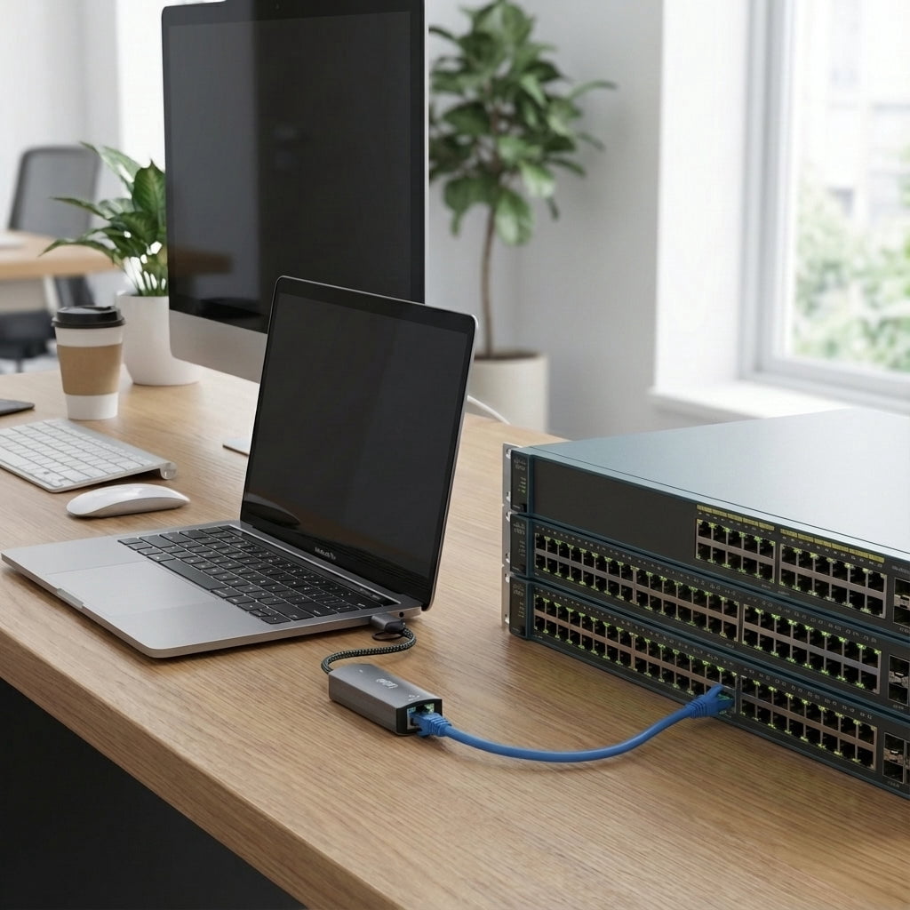 USB-C/A to 5Gbps Ethernet Adapter