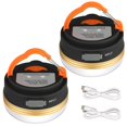 thumbnail image 1 of Lanterne de Camping [2 Pack] Rechargeable, Batterie pour Tente, Résistante à l'Eau, Base Magnétique, Fonctionne, Chasse, Tente, Randonnée, 1 of 4