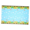 thumbnail image 4 of MERRYHAPY Multi-Colored Party Tablecloth PE Material 1 Piece Back to School Celebration, 4 of 8