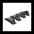 thumbnail image 2 of Universal 4Pcs/Set Car Rear Bumper Diffuser Spoiler ABS Anti-Collision Rear Bumper Lip Diffuser A,4 x Car Rear Bumper Spoiler Spoiler 16 x Screws 1 x Strong double-sided tape,Carbon Fiber, 2 of 5