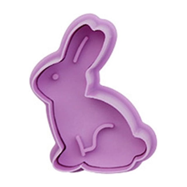 Cortador de Pascua, 4 piezas Cortador de Pascua Molde para fondant Molde para cortar galletas Estética elegante