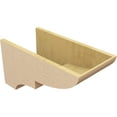 thumbnail image 5 of 12"W x 24"D x 12"H Wide Ridgewood Rough Cedar Woodgrain TimberThane Corbel, Primed Tan, 5 of 6