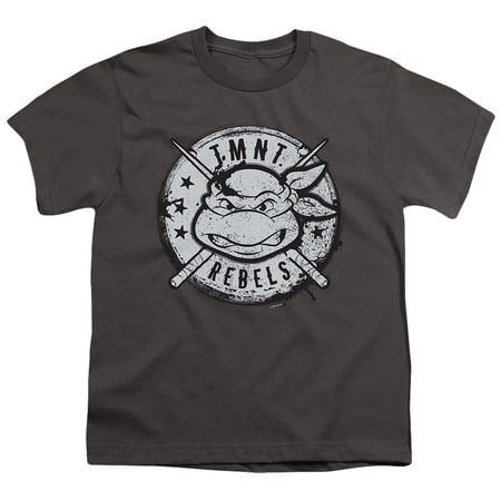 TMNT Teenage Mutant Ninja Turtles Rebels Distressed Logo Unisex Youth T Shirt