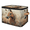 Multicolor 2, variant on ADECORIVY Watercolor Flowers Storage Bin with Lid, Fabric Foldable Shelf Baskets Boxes, Colored Butterflies Closet Lidded Storage Bins, Clothes Organizer Container with Handles for Bedroom Home