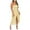Yellow, variant on VBTAPA Eyelet Dresses for Women Trendy Strapless Wrap Slit Dress High Waisted Ruched Bodycon Cocktail Party Dress Black L