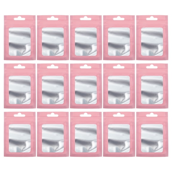 100pcs Self Locking Bags for Mobile Phone Cases and Data Cable Packaging