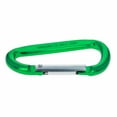 thumbnail image 2 of (6 Pack) Aluminum Multi-Color Carabiner Spring Clip Keychain Green Extra Small, 2 of 7