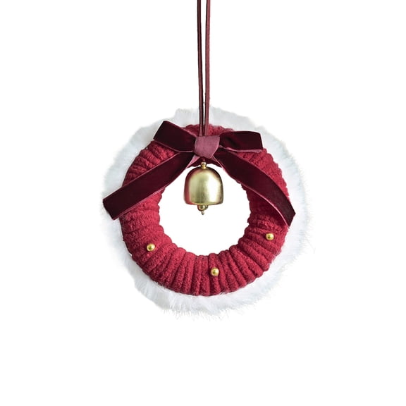 PuSpu Home Decoration Christmas Bells-wreaths-bows-car Hangers-tree Ornaments-festive Decorations Holiday Products