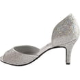 thumbnail image 4 of Benjamin Walk 848231014294 Touch Ups Womens Jolee Pump, Silver Glitter - Wide 9.5, 4 of 7