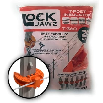 Field Guardian 3-in-1 Multi-Purpose Electric Fence Insulators, White, 25-Pack at Tractor Supply Co