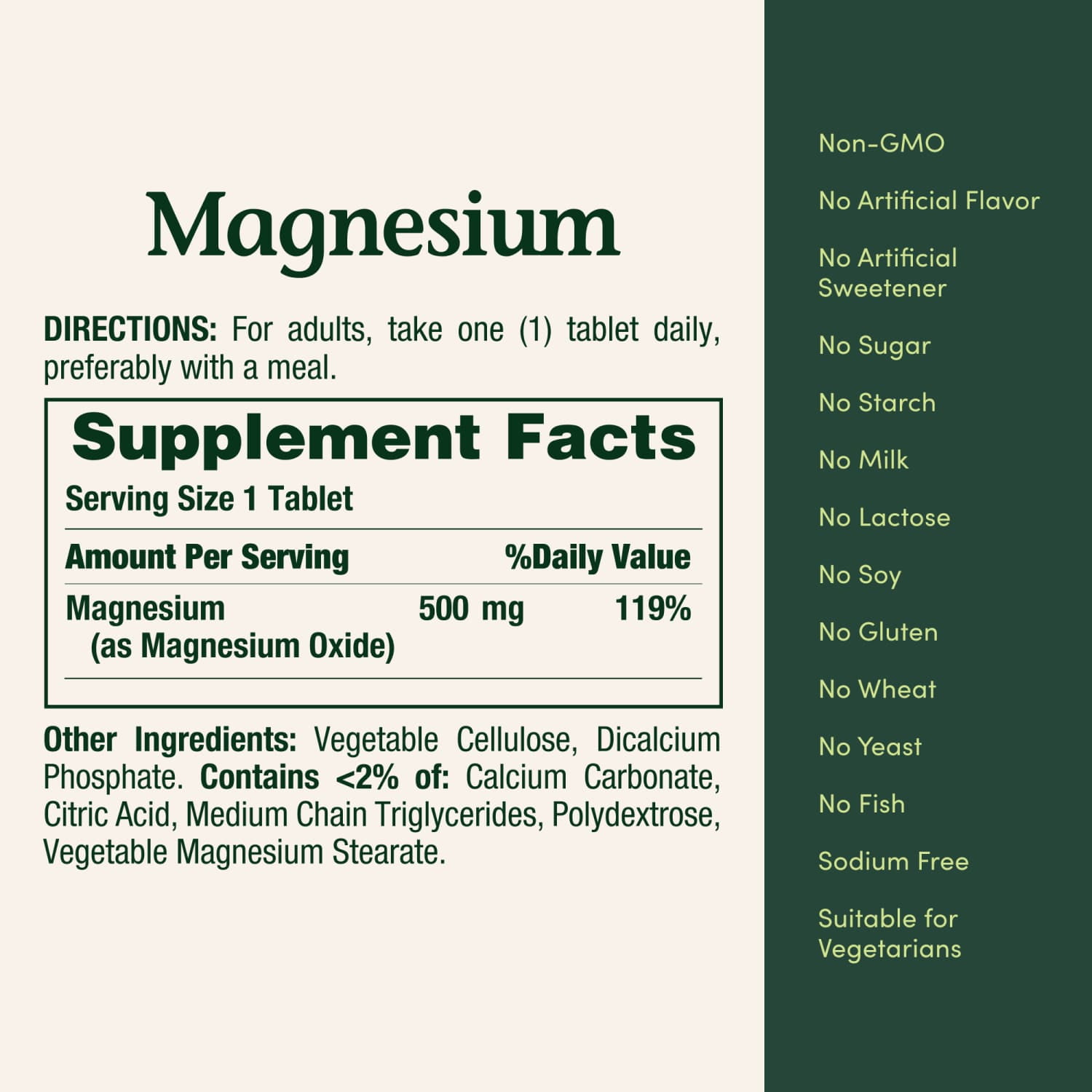 (2 pack) Nature’s Bounty Magnesium Oxide Supplement, Sleep Aid, Bone, Heart, Muscle Relaxation and Nerve Support, 500 mg, 200 Tablets