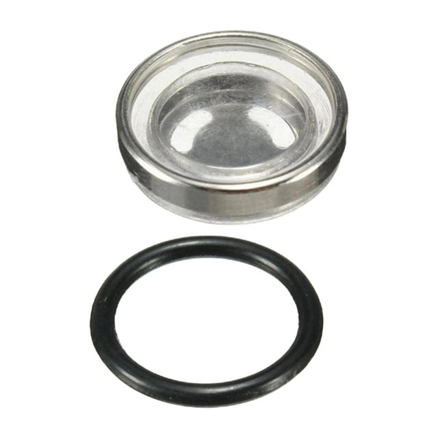 koolsoo Oil Pump Sight Glass Universal Spare Parts with Seal for Motorcycle 12mm