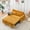 Yellow, variant on Dual-Function Corduroy Sofa with Pull-Out Sofa Bed & Movable Laptop Tabletop: USB Charging Ports, Adjustable Backrest, Space-Saving Design for Living Room & Bedroom Use