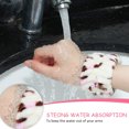 thumbnail image 3 of 4 pares de muñequeras de Spa para lavarse la cara, muñequera absorbente para mujeres, evita que se derrame líquido, 3 of 5