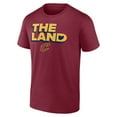 thumbnail image 2 of Men's Wine Cleveland Cavaliers Hometown Collection The Land T-Shirt, 2 of 3