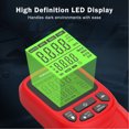 thumbnail image 3 of Paint Thickness Gauge, Car Coating Thickness Meter, Automatically Identify Substrate Automotive Paint Mil Thickness Meter, High Contrast Backlight LCD, Resolution 1mils, 3 of 7