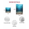 thumbnail image 7 of Light Blue Ocean Waves Kitchen Dish Towels for Drying Dishes Set of 4, Summer Beach Coastal Abstract Waffle Weave Microfiber Hand Tea Bathroom Towels Quick Dry & Absorbent Towel 12x12, 7 of 7