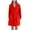 001 Red, variant on Htigea Winter Flannel Robe for Women Soft Fuzzy Home Nightgown Ladies Loungewear Comfy Long Sleeve Spa Bathrobe with Pockets Red,M