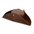 thumbnail image 4 of Nicky Bigs Novelties Adult Colonial Tri-Corner Tricorn Pirate Hat - 3 Cornered Cocked Cap - Tricorne Hats For Cosplay Halloween Costume Accessory, 4 of 8