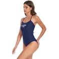 thumbnail image 3 of Adoretex Girl's/Women's Guard Adjustable Thin Straps Bathing Suit, One Piece Tie-Back Guard Swimsuit - FGN28A - Navy - 34, 3 of 5