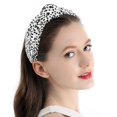 thumbnail image 4 of Diademas para mujer, diadema ancha anudada con lazo, banda para el cabello de yoga, accesorios elásticos para el cabello para mujeres y niñas Jormftte CPB-DE-LYY714-1, 4 of 5
