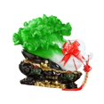 thumbnail image 4 of Artesanía de Jade, decoración de resina de repollo chino, escultura de repollo de Jade de prosperidad para sala de estar, coche, oficina, decoración, 4 of 8