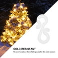 thumbnail image 6 of TEHAUX 120Pcs Plastic S Hooks for Outside Light Clips Christmas Design 3.5 x 1 x 0.5 in, 6 of 8