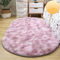 PALIFEUR Super Soft Oval Area Rugs for Bedroom, Oval Rugs for Living Room Bedroom, 23x63 Inch Washable Rug, Non-Slip Braided Rugs, Oval Rug