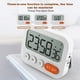 thumbnail image 4 of Temporizador de cocina LCD, alarma de cuenta regresiva Digital para sala de estar, para hornear, asar, hervir huevos, pantalla grande, cronómetro, suministros para el hogar AweSitey HA011383-00B, 4 of 7