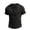 ZA-Black henley shirts for men, variant on DIOAZUD Striped Henley Shirts for Men Button Short Sleeve T-Shirts Lightweight Comfy Summer Tshirts for Business Casual Green XL